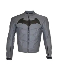 Arkham Knight Batman Black Logo Grey Jacket