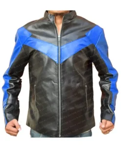 Arkham Knight Nightwing Leather Jacket
