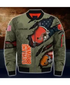 Army Cleveland Browns Jacket