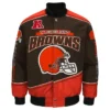 Army Cleveland Browns Jacket Orange
