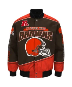 Army Cleveland Browns Jacket Orange