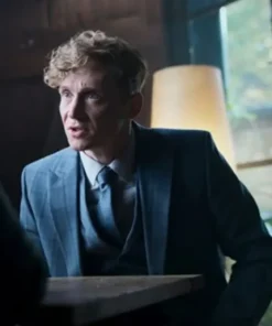 Army of Thieves Ludwig Dieter Blue Plaid Suiting Fabric Blazer