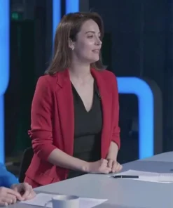 As the Crow Flies S01 Muge Turkmen 2023 Red Blazer