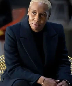 Ash Westworld S03 Navy Wool Coat