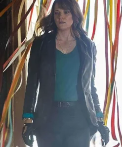 Ash vs Evil Dead Lucy Lawless Black Coat