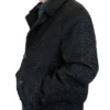Astrakhan Persian Lamb Fur Black Winter Warm Jacket For Men’s