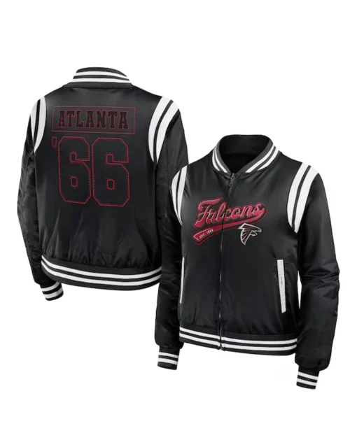 Atlanta Falcons Black Bomber Jacket