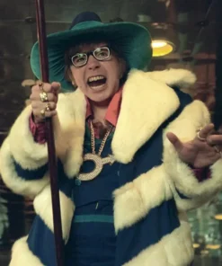Austin Powers Mike Myers Fur Coat