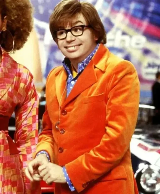 Austin Powers Orange Velvet Suit