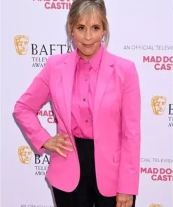 BAFTA TV Awards 2023 Mel Giedroyc Pink Blazer