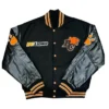BC Lions White Head Black Wool Leather Varsity Jacket