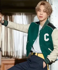 BTS Jimin Wool Varsity Jacket