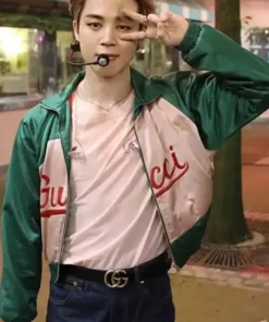BTS Jimins Dynamite Gucci Bomber Jacket