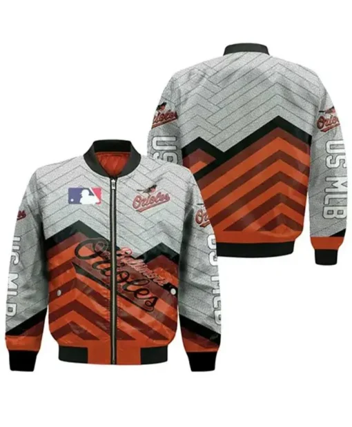 Baltimore Orioles Bomber 3D Jacket