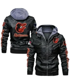 Baltimore Orioles Leather Jacket