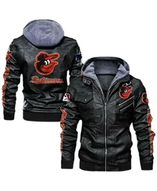 Baltimore Orioles Leather Jacket