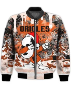 Baltimore Orioles Snoopy Bomber Jacket
