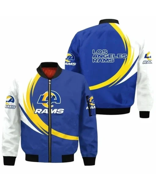 Barrett Los Angeles Rams Full-Zip Bomber Jacket