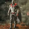 Batman Injustice 2 Grey Leather Jacket