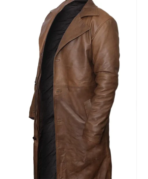 Batman Vs Superman Bruce Wayne Leather Trench Coat