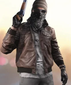 Battlefield 5 Death Dealer Bomber Brown Jacket