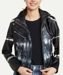 Batwoman Mary Hamilton Tie-dye Leather Jacket