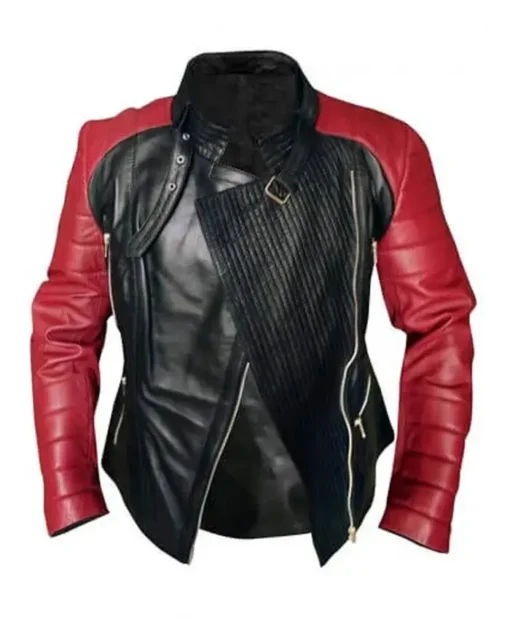 Beauty and the Beast Catherine Chandler Asymmetrical Zipper Leather Jacket