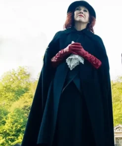 Beetlejuice Beetlejuice 2024 Catherine O'Hara Black Coat