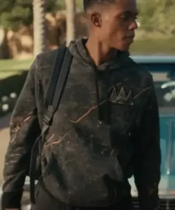 Bel-Air Jabari Banks Black Camo Fleece Hoodie