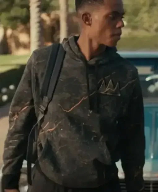 Bel-Air Jabari Banks Black Camo Fleece Hoodie