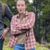 Bella Ramsey The Last Of US Plaid Pink Shirt