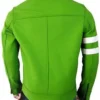 Ben 10 Alien Swarm Ryan Kelley Cafe Racer Leather Jacket