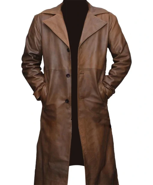 Ben Affleck Dawn Of Justice Leather Trench Coat