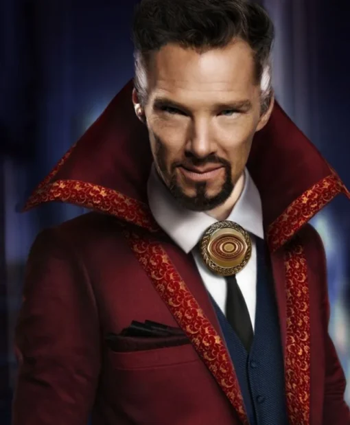 Benedict Cumberbatch Doctor Strange Long Red Coat