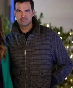 Benjamin Ayres Long Lost Christmas 2022 Plaid Bomber Jacket