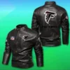 Benny Atlanta Falcons Black Motorcycle Leather Jacket
