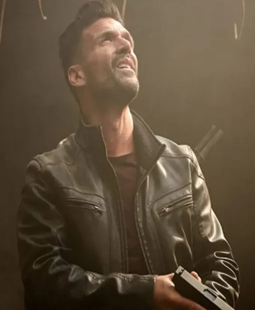 Beyond Skyline Mark Leather Black Jacket