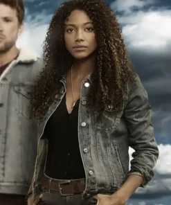 Big Sky Kylie Bunbury Blue Denim Jacket