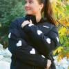 Black Heart Puffer Jacket