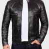 Black Johnson Men Jacket