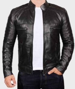Black Johnson Men Jacket