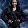 Black Lightning China Anne McClain Cropped Jacket