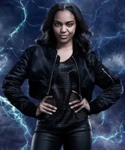 Black Lightning China Anne McClain Cropped Jacket