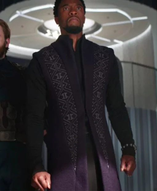 Black Panther Avengers Infinity War T’challa Long Wool Coat