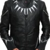 Black Panther Chadwick Boseman Pu Leather Jacket