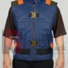 Black Panther Michael B Jordan Erik Killmonger Blue Vest