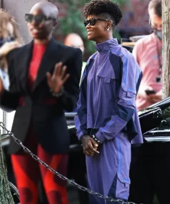 Black Panther Wakanda Forever Shuri Purple Cotton Jacket
