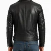Black Rodey Biker Real Leather Jacket