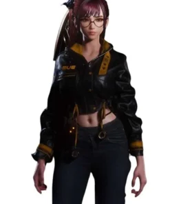 Blade 2024 Stellar Eve Crop Leather Jacket