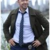 Blue Bloods Donnie Wahlberg Green Cotton Coat